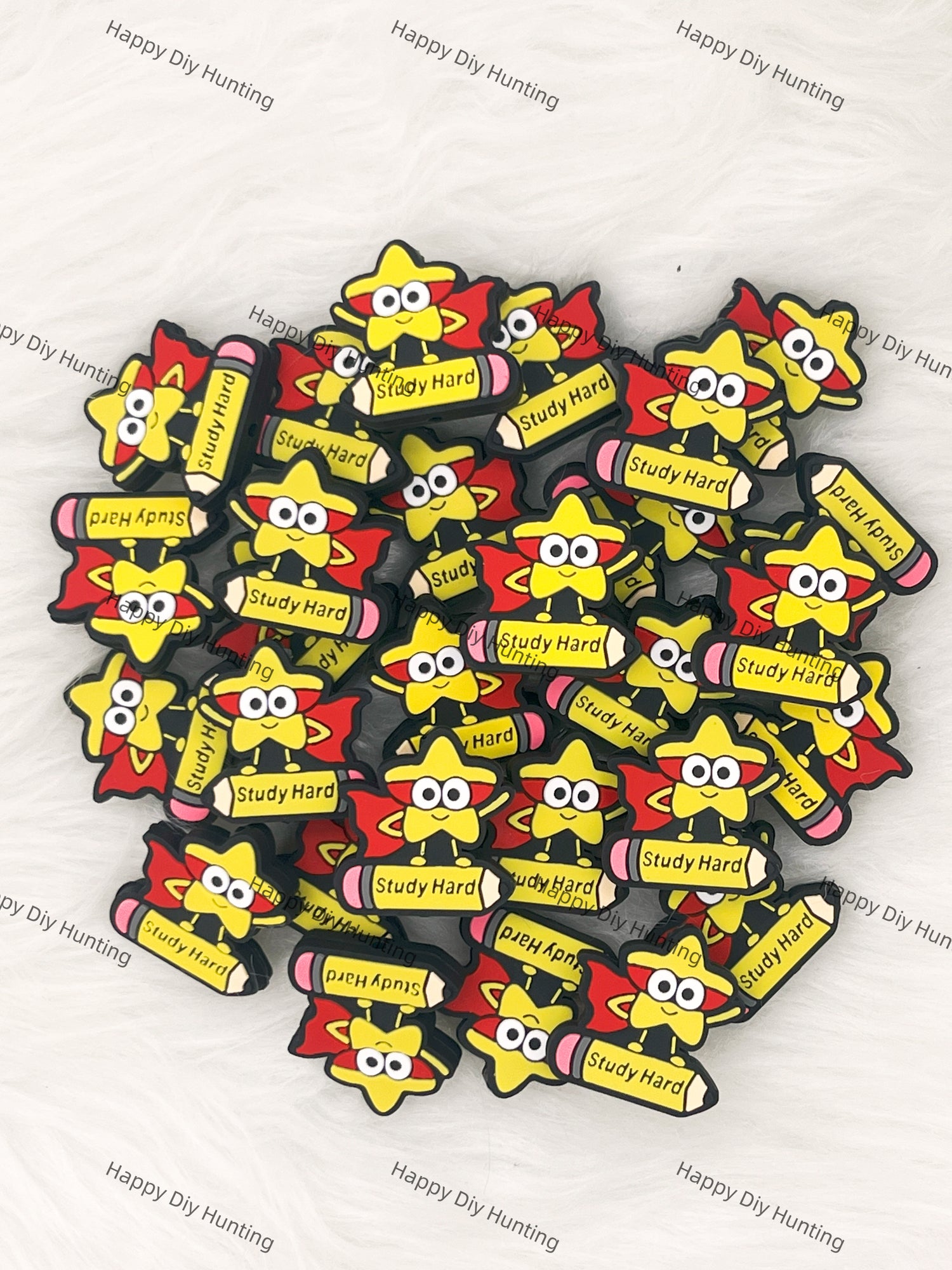 Study Hard Silicone Focal Beads Wholesale, silicone focal beads for pens