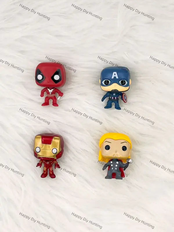 Stylized Hero Figure Pen Topper for Stationery & Beadable Pen Decor