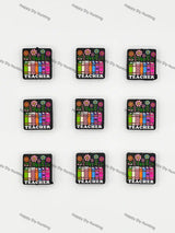 Teacher Theme Silicone Focal Beads Wholesale for Pen DIY