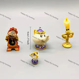 4pcs-vintage Teapot Teacup Series Pen topper set for DIY beadable pens