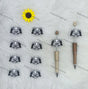Handmade Beadable Pen with Brave Soul Text Silicone Beads