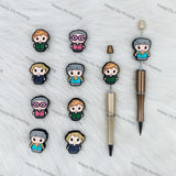 The Golden Girls Silicone Focal Beads Wholesale, Silicone Focal Beads For Pens