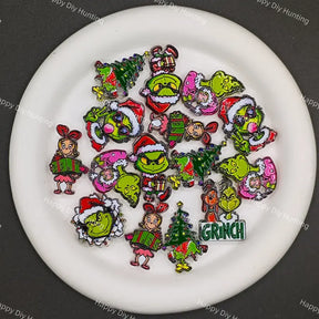 The Grinch Acrylic Focal Beads For DIY Beadable Pens