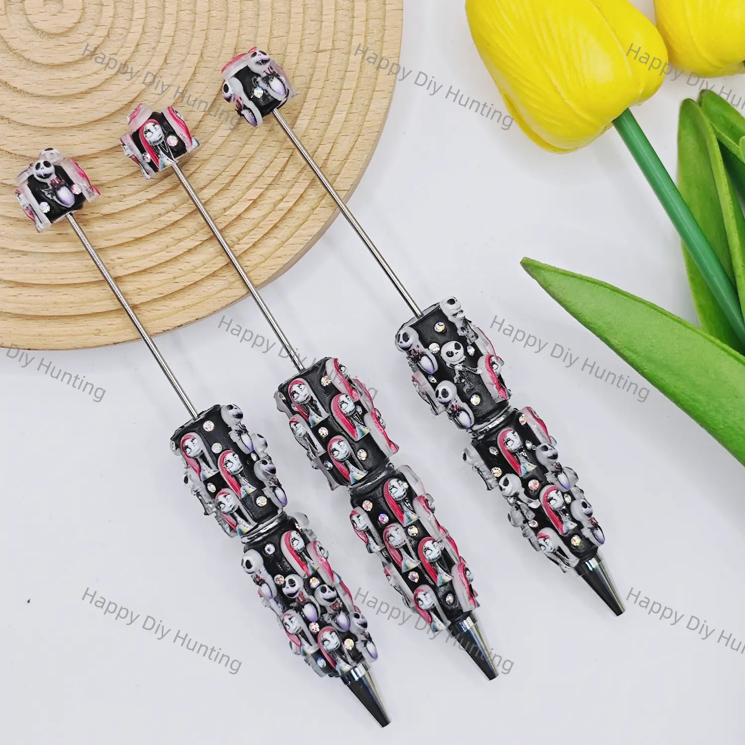 The Nightmare Before Christmas DIY Beadable Pens Wholesale, Beadable Pens Supplies1