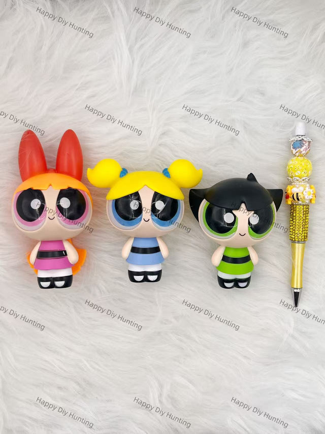 The Powerpuff Girls Pen topper(No Hole)
