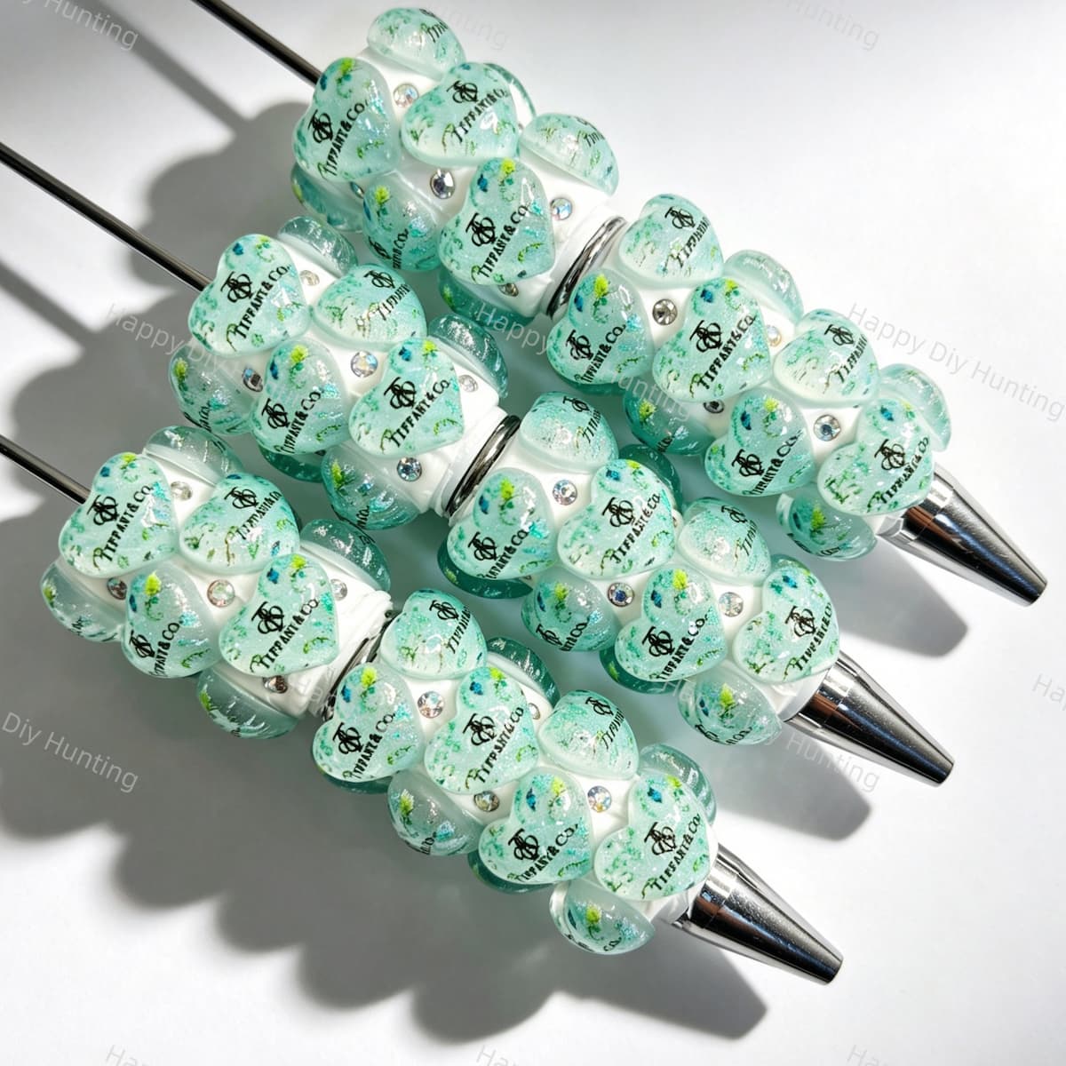 Tiffany&Co Printed Pattern Beadable Pens Wholeasle,Beadable Pens Supplies2