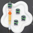 Trick Or Treat Tombstone Halloween Silicone Focal Beads | DIY Pen Craft Supplies
