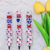 UK Flag DIY Beadable Pens Wholesale, Beadable Pens Supplies2