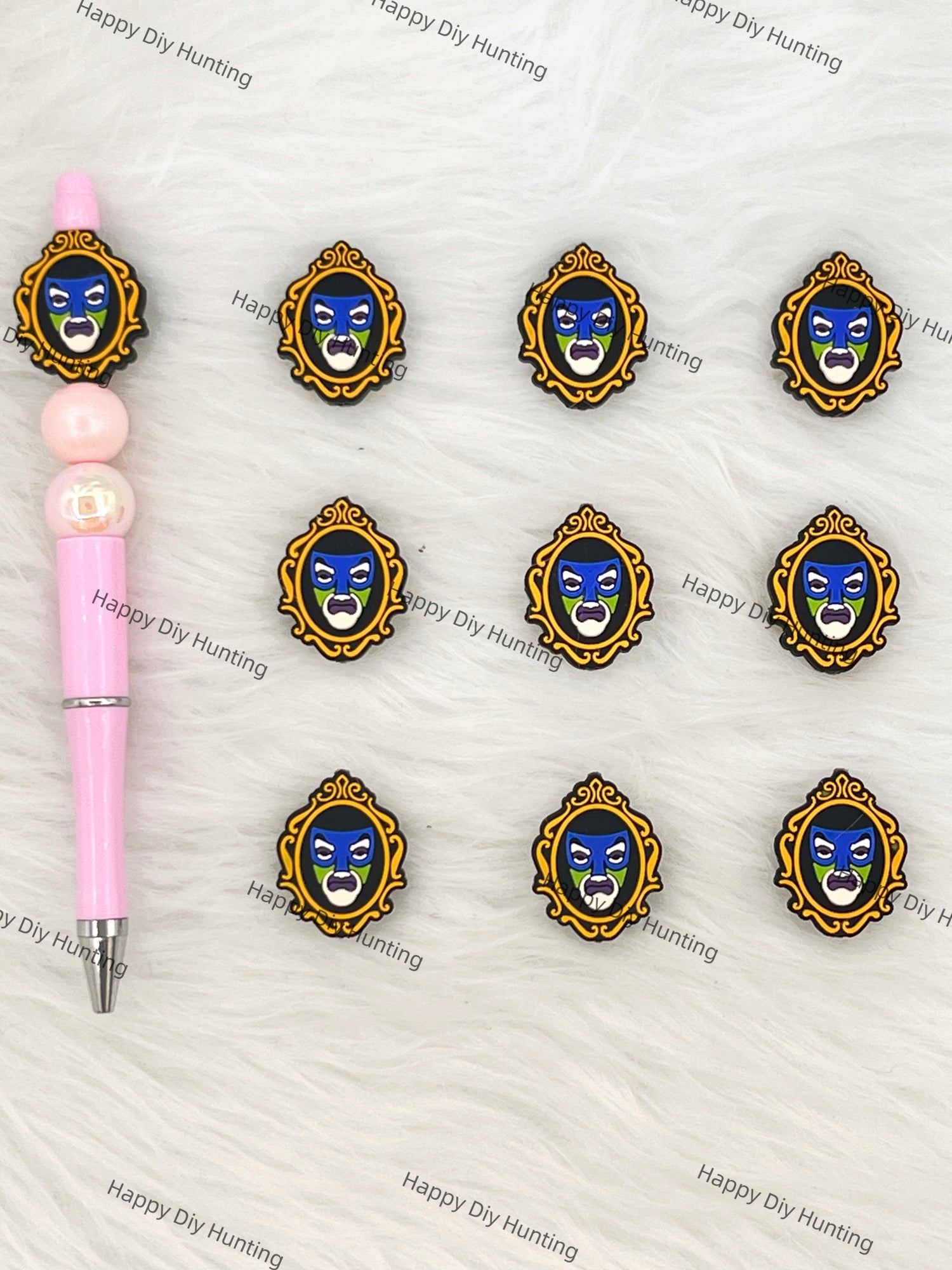 V For Vendetta Silicone Focal Beads Wholesale, silicone focal beads for pens