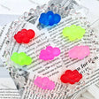 vibrant assorted frosted cloud shaped acrylic beads for diy beadable pen craft wholesale
