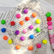 vibrant assorted solid matte 3d layered rose acrylic beads for diy beadable pen craft wholesale