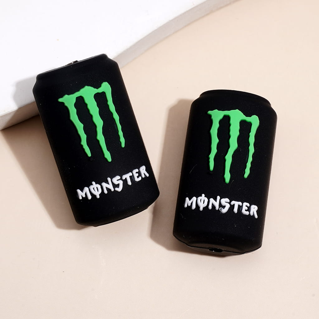 Silicone Focal Bead Energy Drink Can Design for diy beadable pens 