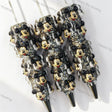 vintage black‑white playful mouse cartoon print beadable pens for diy silicone focal bead craft wholesale