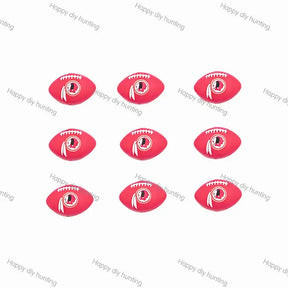 Washington Commanders Silicone Focal Beads, Wholesale Silicone Focal Beads for Pens