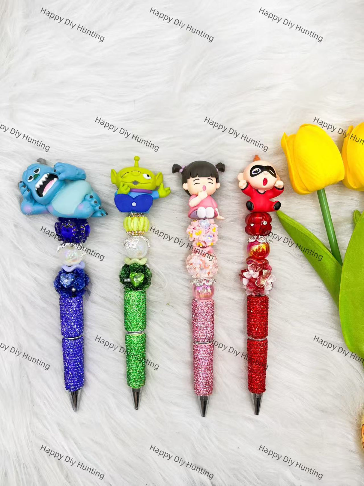 Moster Inc Pen Topper | Premium DIY Stationery Decor Supplies