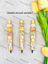 Belle Character Beadable Pen | Premium DIY Stationery Decor Supplies