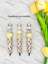 Hermione Granger Character Beadable Pen | Premium DIY Stationery Decor Supplies