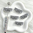 Silicone focal beads featuring an inspirational "When All Else Fails God Doesn't" text design. Soft, durable, and flexible, perfect for beadable pens, keychains, and handmade crafts.