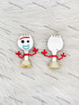 Whimsical Spork Character Figurine Pen Topper for Stationery & Beadable Pen Decor