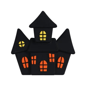 Wholesale 3D Haunted House Silicone Focal Beads for Halloween DIY Beadable Crafts