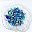 Wholesale Blue Random Mixed Beads for DIY Beadable Pens