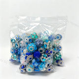 Wholesale Blue Random Mixed Beads for DIY Beadable Pens2
