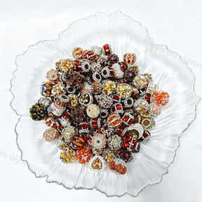 Wholesale Brown Random Mixed Beads for DIY Beadable Pens