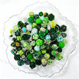 Wholesale Green Random Mixed Beads for DIY Beadable Pens