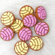 Wholesale concha Mexican pan dulce sweet bread silicone focal beads for beadable pens