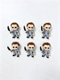 Wholesale no-hole 3D halloween Michael Myers pen topper for DIY beadable pens
