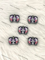 Wing Letter Quote Silicone Focal Beads for DIY Beadable Pen Making