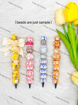 Winnie And His Friend Beadable Pen | Premium DIY Stationery Decor Supplies