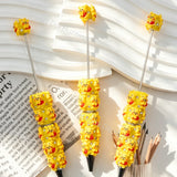 Winnie Bear Printed Beadable Pens Wholesale, Matches All Focal Beads & Pen Toppers1
