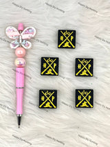 Handmade Beadable Pen with Magic Wizard Silicone Beads