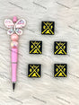 Handmade Beadable Pen with Magic Wizard Silicone Beads