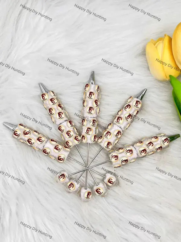 Wizard Girl Character Metal Beadable Pen for DIY Handmade Craft