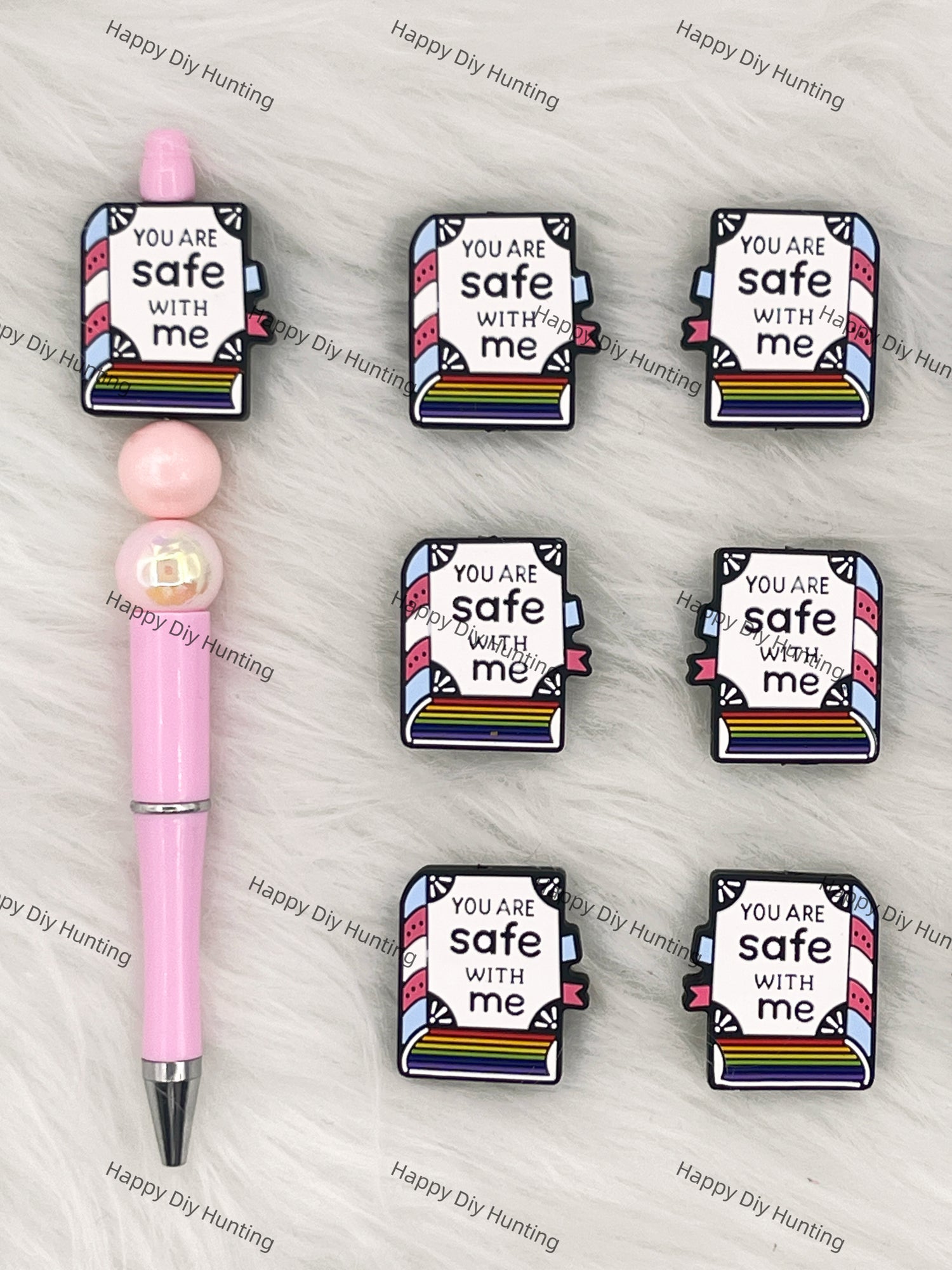 You Are Safe With Me Silicone Focal Beads Wholesale, silicone focal beads for pens 