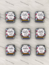 You Are Safe With Me Silicone Focal Beads Wholesale, silicone focal beads for pens 
