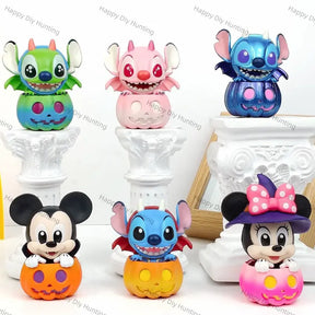 No-hole alien monster pumpkin buddy pen toppers, cute Halloween themed charms for DIY beadable pen and accessory crafts - happy diy hunting