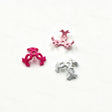 multi color awareness ribbon bead caps spacer for 20mm beads and DIY jewelry making