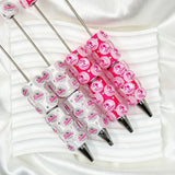 BB figurine cartoon character beadable pens wholesale for DIY fashion doll-inspired craft projects