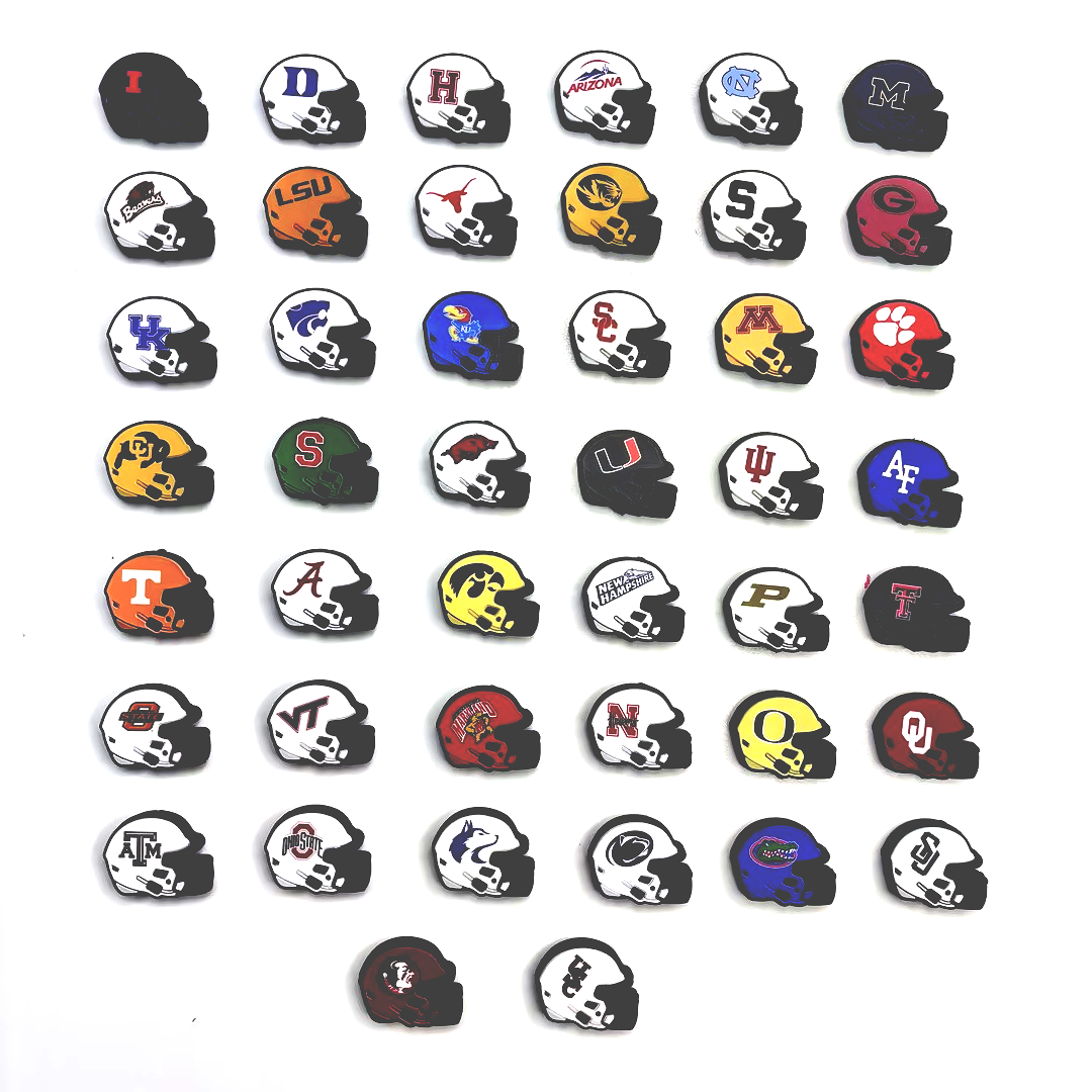 NCAA Team Silicone Focal Beads 1-Pack