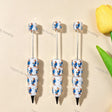 Cute beast character beadable pens for diy handmade stationery crafts wholesale fairytale design