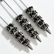 black cartoon mouse beadable pens wholesale for DIY custom crafts and personalized pens