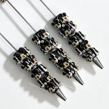 black cartoon mouse beadable pens wholesale for DIY custom crafts and personalized pens