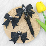 Bow shape fancy beads with Silky Ribbon for Pens