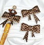 Brown Base L*V Print Bow Silicone Focal Beads for custom beadable pen handmade DIY craft projects
