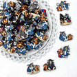 Cartoon Cat and Mouse Character Acrylic Focal Beads for beadable pen DIY craft projects