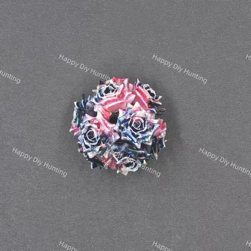 20mm 3D Flower Acrylic Beads for DIY Beadable Pens & Jewelry