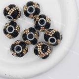 Black Gold Rhinestone Beads for DIY Beadable Pens